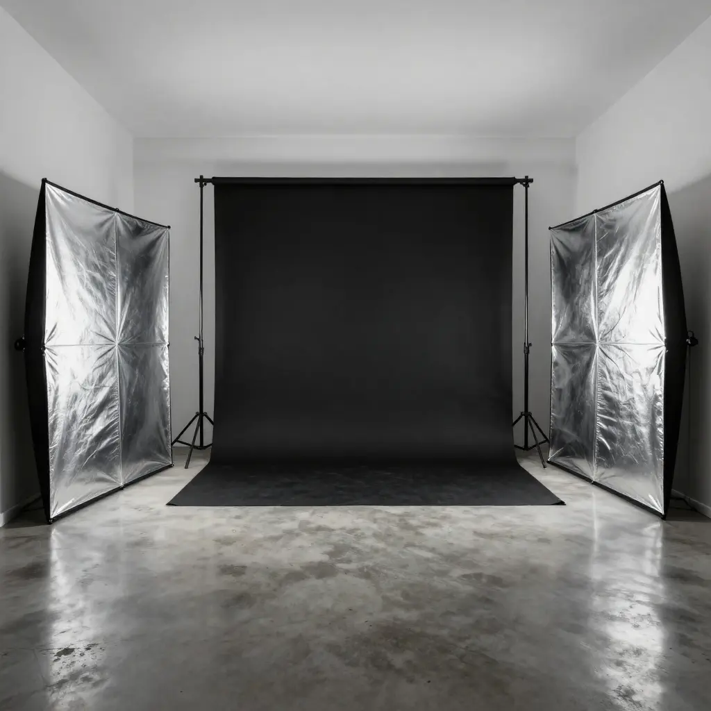Modern photography studio interior